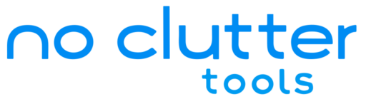 no clutter tools
